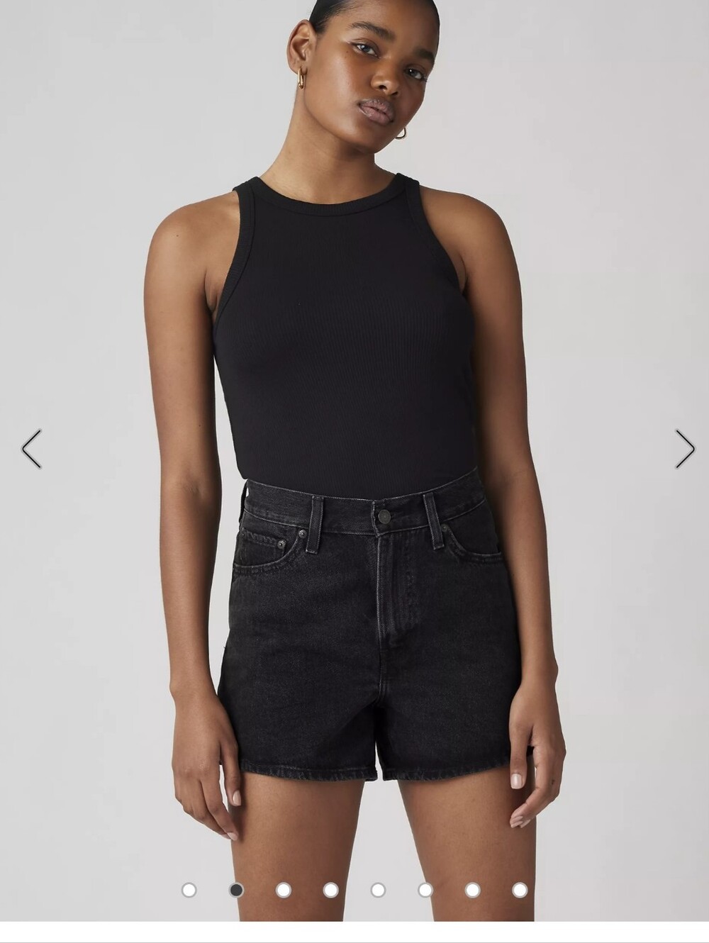Levi's High Waisted Mom Shorts